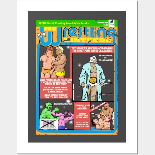 Pro Wrestling NESPWI Wall Art by PickledGenius